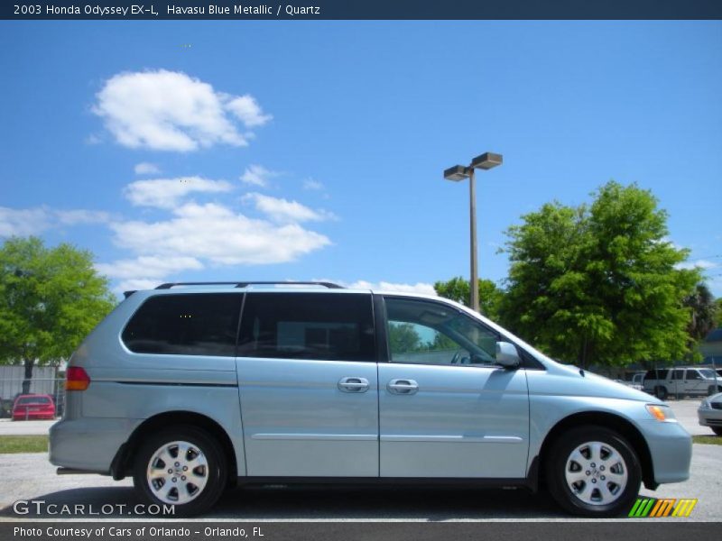 Havasu Blue Metallic / Quartz 2003 Honda Odyssey EX-L