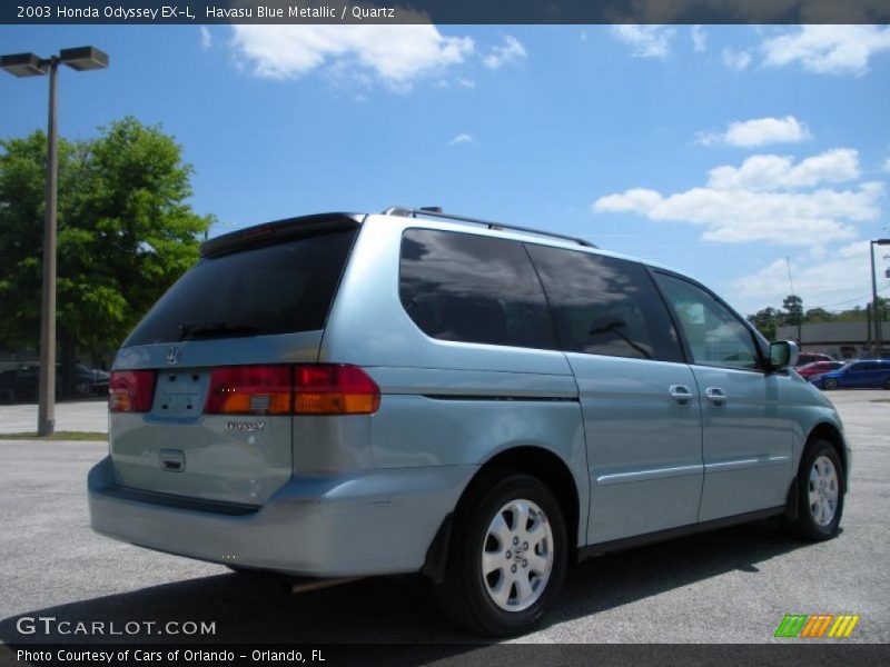Havasu Blue Metallic / Quartz 2003 Honda Odyssey EX-L