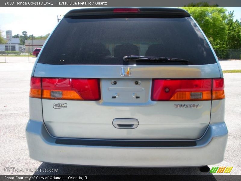 Havasu Blue Metallic / Quartz 2003 Honda Odyssey EX-L