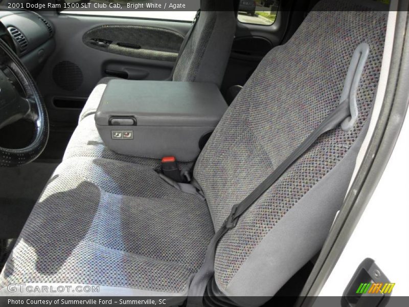 Bright White / Agate 2001 Dodge Ram 1500 SLT Club Cab