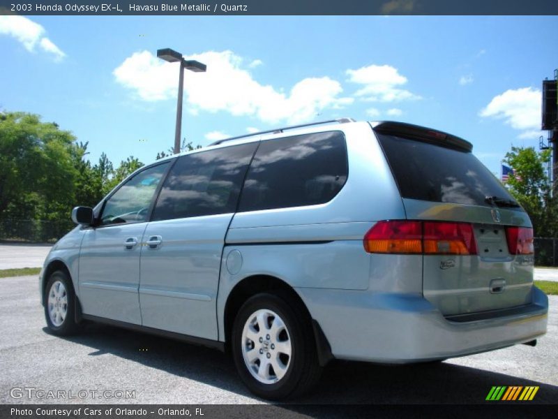 Havasu Blue Metallic / Quartz 2003 Honda Odyssey EX-L