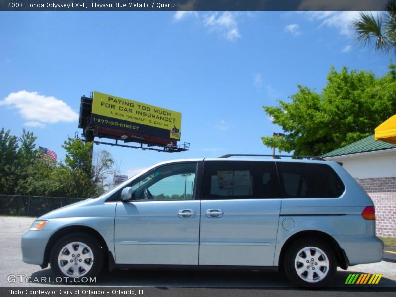 Havasu Blue Metallic / Quartz 2003 Honda Odyssey EX-L