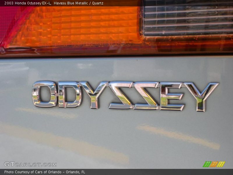 Havasu Blue Metallic / Quartz 2003 Honda Odyssey EX-L