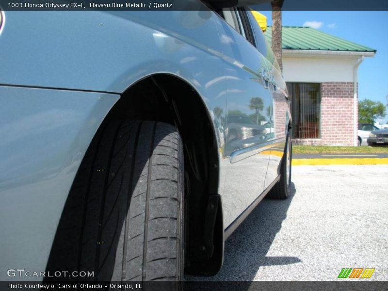 Havasu Blue Metallic / Quartz 2003 Honda Odyssey EX-L