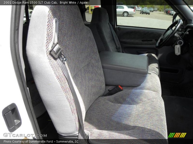Bright White / Agate 2001 Dodge Ram 1500 SLT Club Cab