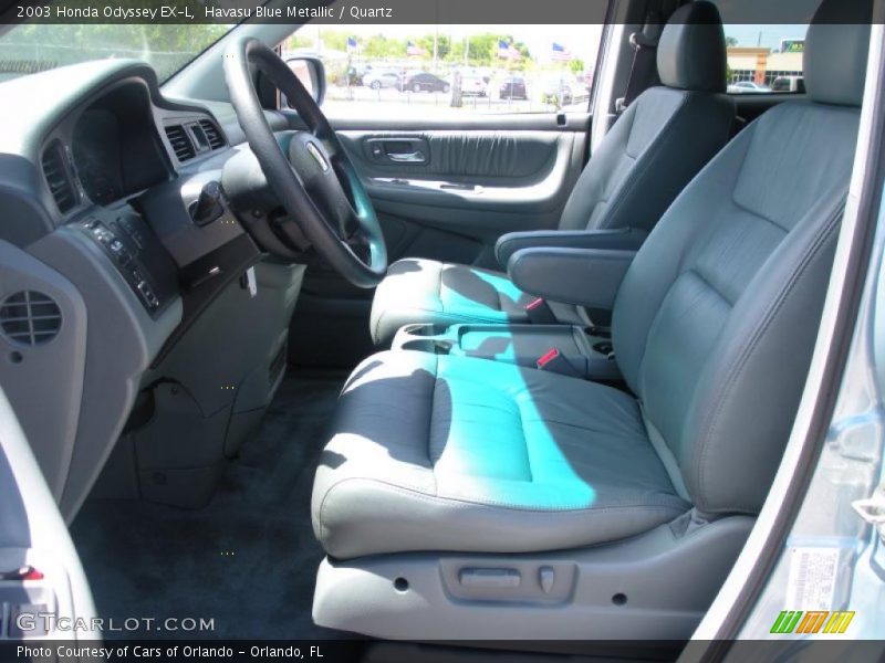 Havasu Blue Metallic / Quartz 2003 Honda Odyssey EX-L