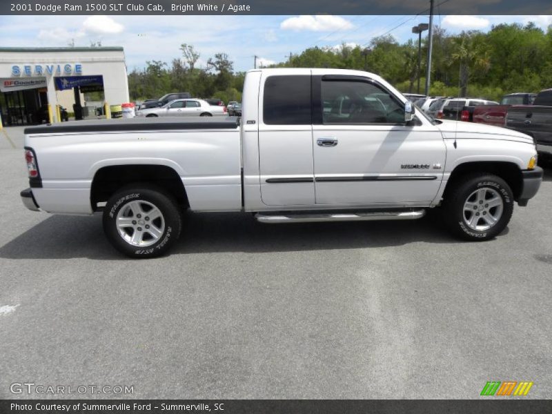 Bright White / Agate 2001 Dodge Ram 1500 SLT Club Cab