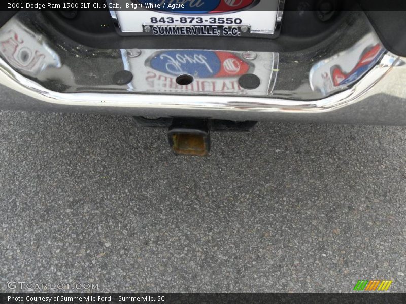 Bright White / Agate 2001 Dodge Ram 1500 SLT Club Cab