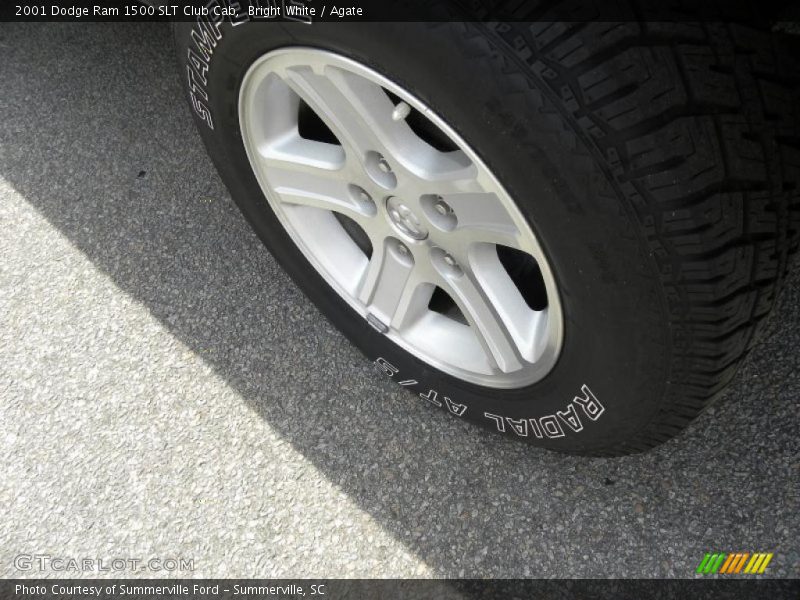 Bright White / Agate 2001 Dodge Ram 1500 SLT Club Cab
