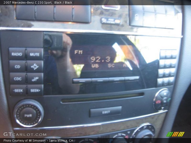 Black / Black 2007 Mercedes-Benz C 230 Sport