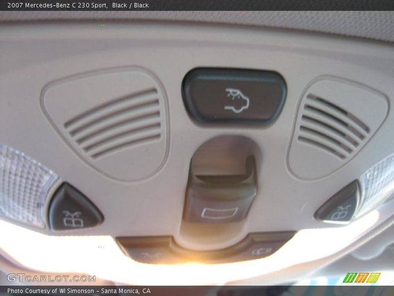 Black / Black 2007 Mercedes-Benz C 230 Sport