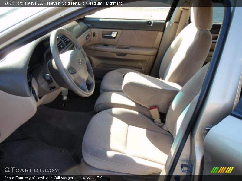 Harvest Gold Metallic / Medium Parchment 2000 Ford Taurus SES