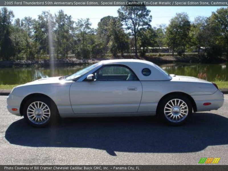 Special Edition Cashmere Tri-Coat Metallic / Special Edition Stone, Cashmere, Soft Gold 2005 Ford Thunderbird 50th Anniversary Special Edition