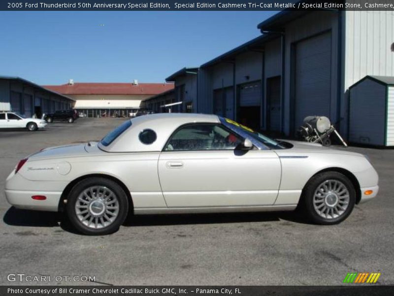 Special Edition Cashmere Tri-Coat Metallic / Special Edition Stone, Cashmere, Soft Gold 2005 Ford Thunderbird 50th Anniversary Special Edition