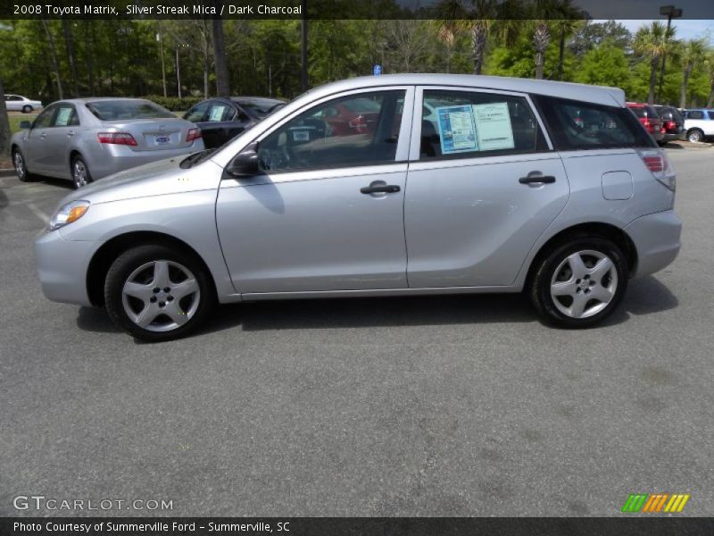 Silver Streak Mica / Dark Charcoal 2008 Toyota Matrix