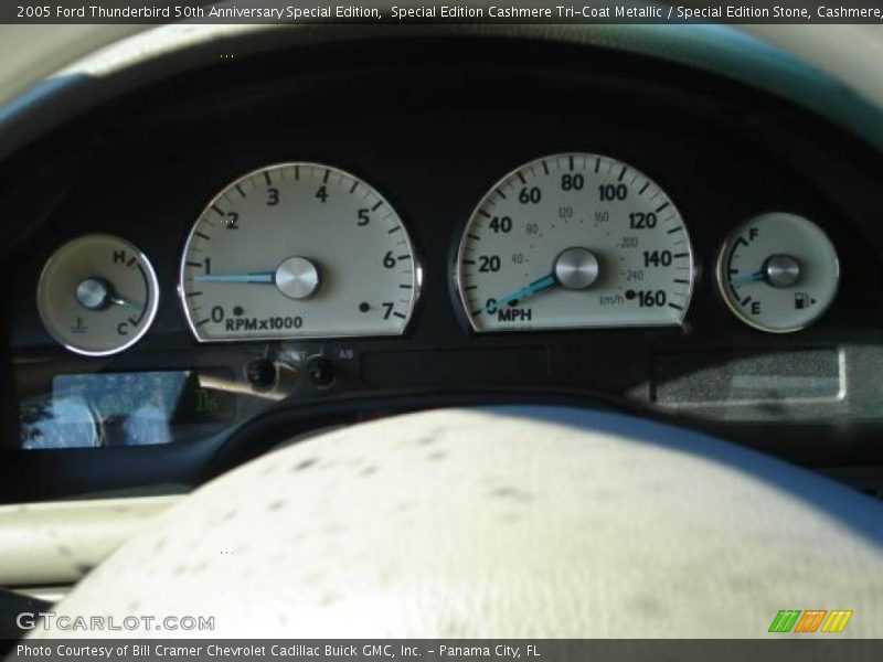 Special Edition Cashmere Tri-Coat Metallic / Special Edition Stone, Cashmere, Soft Gold 2005 Ford Thunderbird 50th Anniversary Special Edition