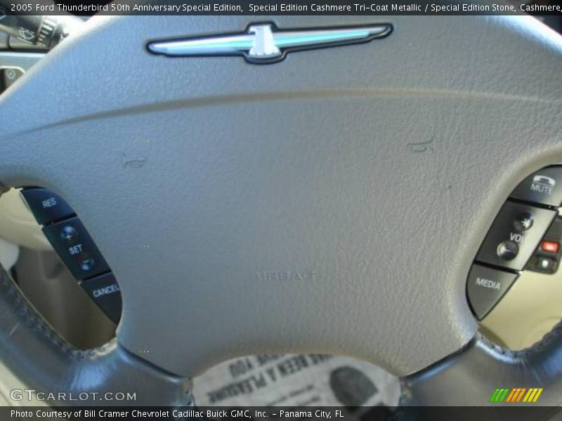 Special Edition Cashmere Tri-Coat Metallic / Special Edition Stone, Cashmere, Soft Gold 2005 Ford Thunderbird 50th Anniversary Special Edition