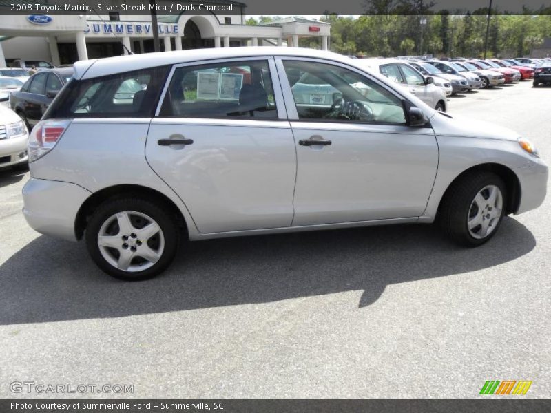Silver Streak Mica / Dark Charcoal 2008 Toyota Matrix