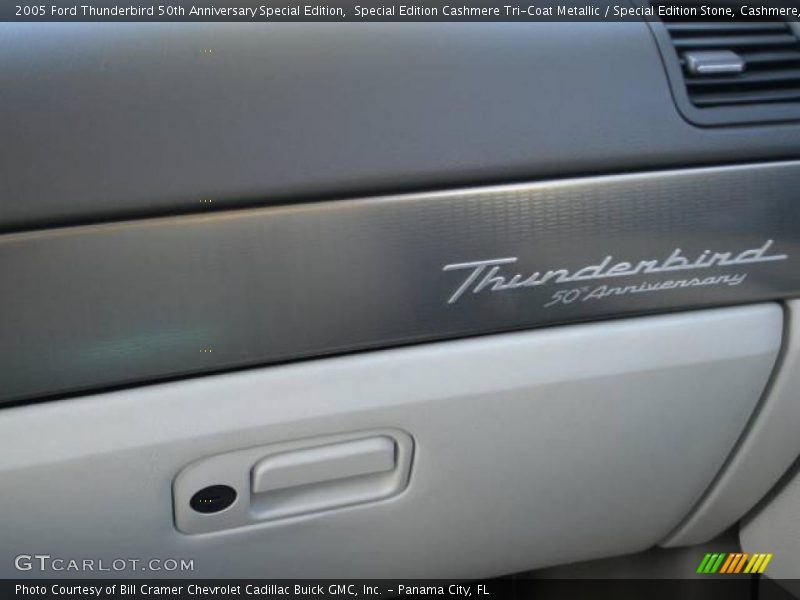 Special Edition Cashmere Tri-Coat Metallic / Special Edition Stone, Cashmere, Soft Gold 2005 Ford Thunderbird 50th Anniversary Special Edition