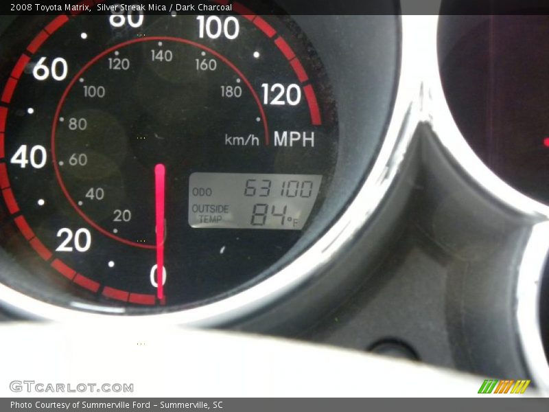 Silver Streak Mica / Dark Charcoal 2008 Toyota Matrix