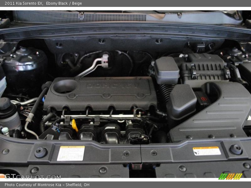 Ebony Black / Beige 2011 Kia Sorento EX