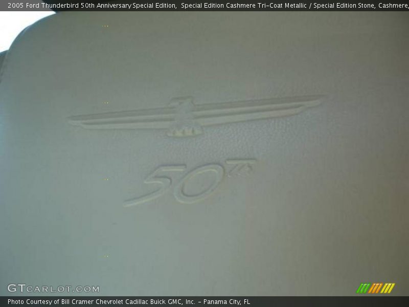 Special Edition Cashmere Tri-Coat Metallic / Special Edition Stone, Cashmere, Soft Gold 2005 Ford Thunderbird 50th Anniversary Special Edition