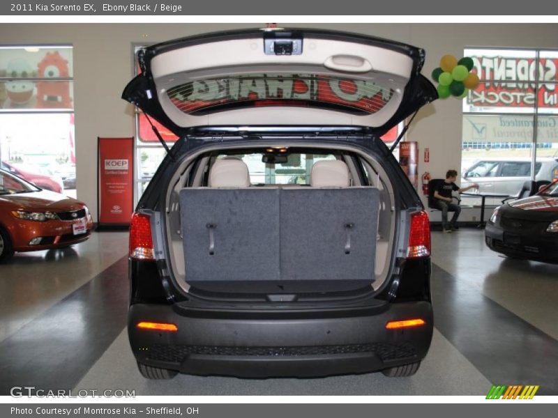 Ebony Black / Beige 2011 Kia Sorento EX