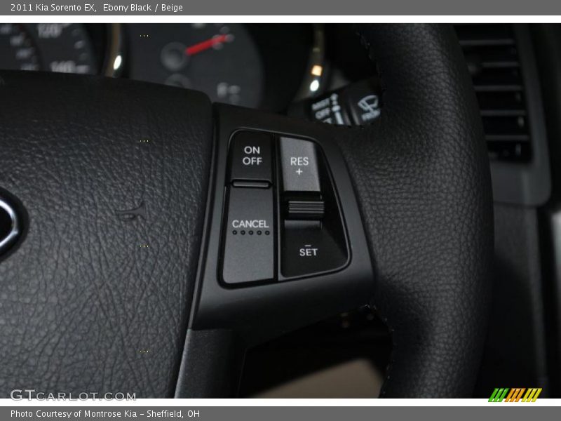 Ebony Black / Beige 2011 Kia Sorento EX