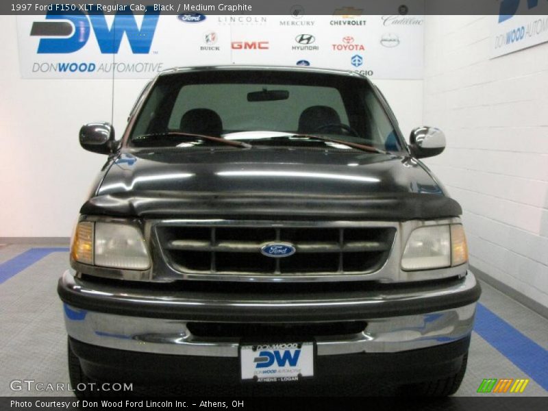 Black / Medium Graphite 1997 Ford F150 XLT Regular Cab