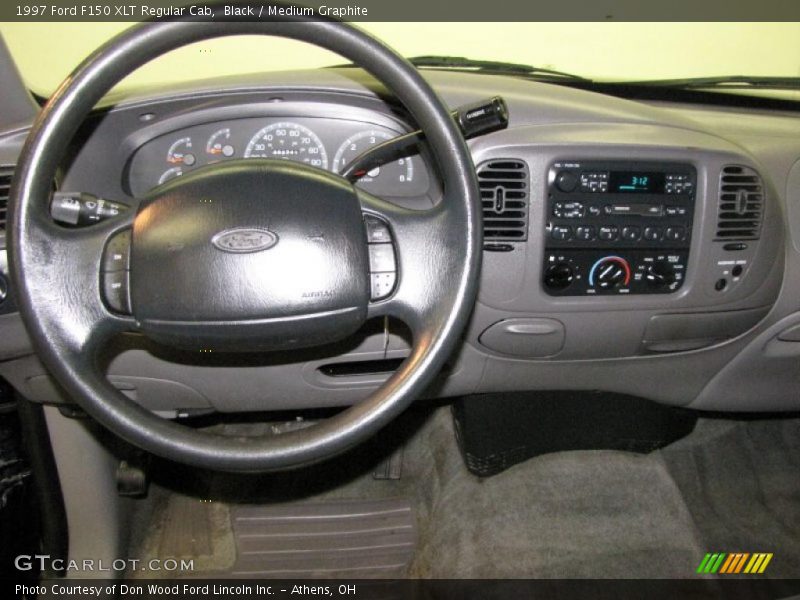 Black / Medium Graphite 1997 Ford F150 XLT Regular Cab