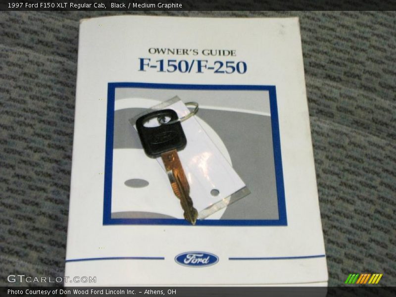 Black / Medium Graphite 1997 Ford F150 XLT Regular Cab