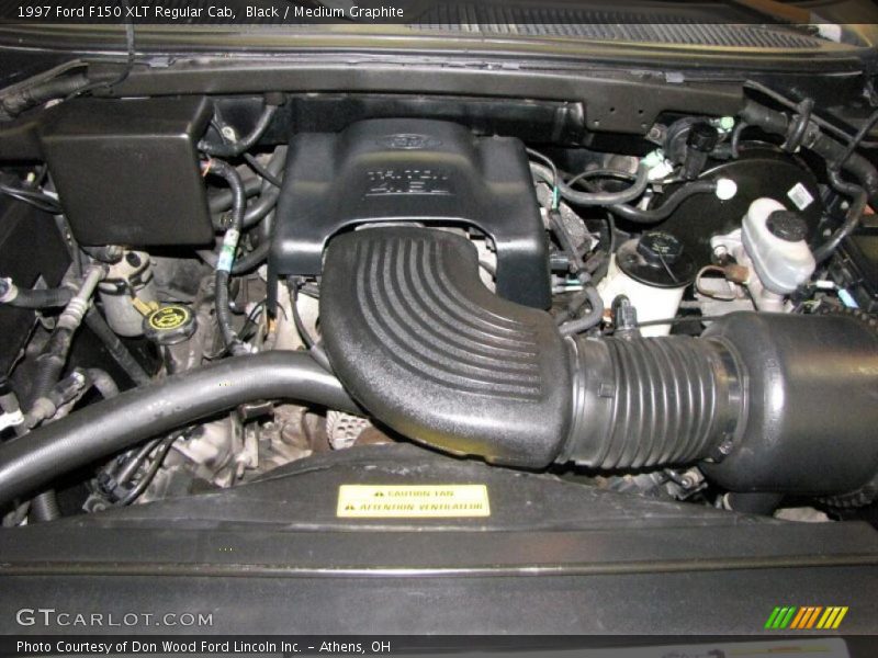 Black / Medium Graphite 1997 Ford F150 XLT Regular Cab