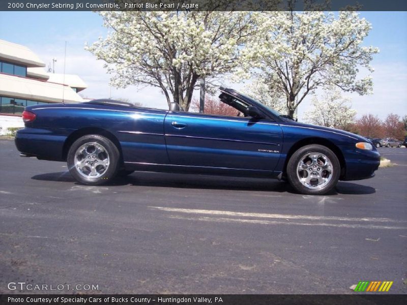 Patriot Blue Pearl / Agate 2000 Chrysler Sebring JXi Convertible