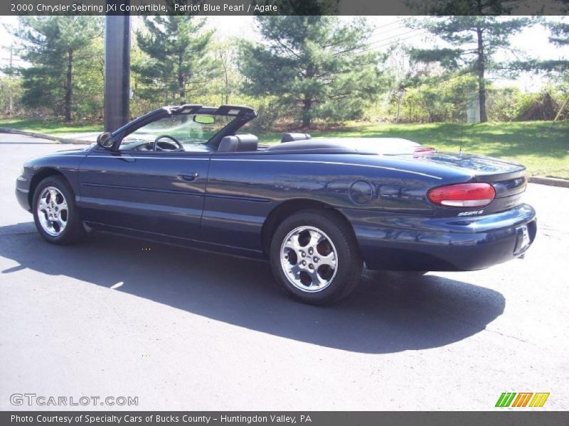 Patriot Blue Pearl / Agate 2000 Chrysler Sebring JXi Convertible
