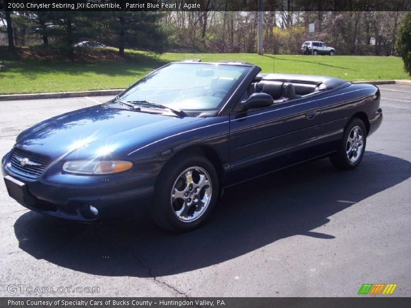 Patriot Blue Pearl / Agate 2000 Chrysler Sebring JXi Convertible