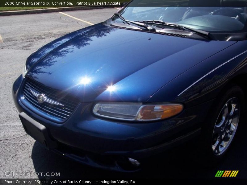 Patriot Blue Pearl / Agate 2000 Chrysler Sebring JXi Convertible