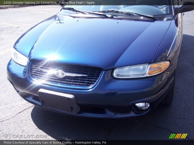 Patriot Blue Pearl / Agate 2000 Chrysler Sebring JXi Convertible