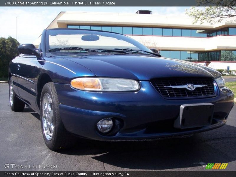 Patriot Blue Pearl / Agate 2000 Chrysler Sebring JXi Convertible