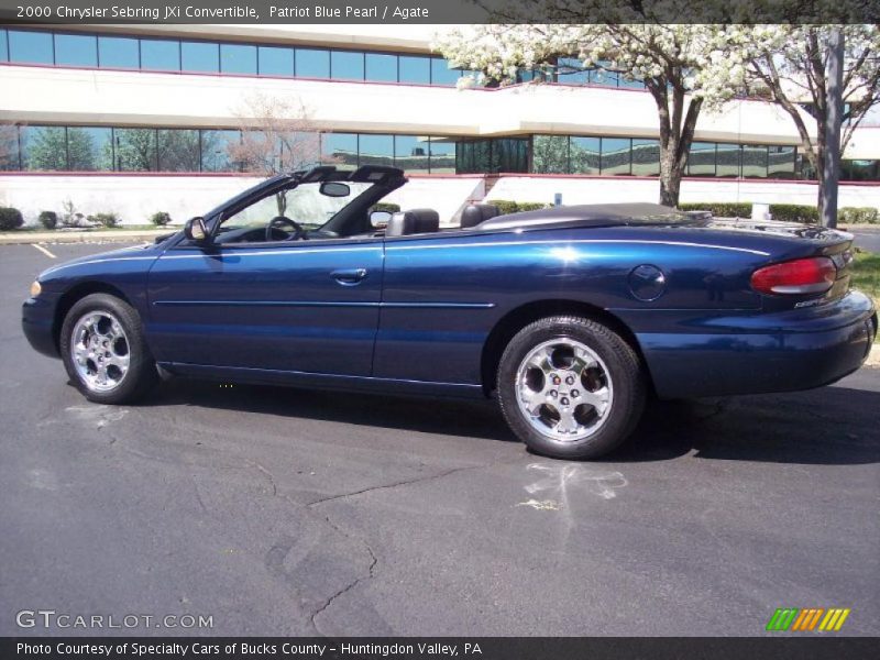 Patriot Blue Pearl / Agate 2000 Chrysler Sebring JXi Convertible