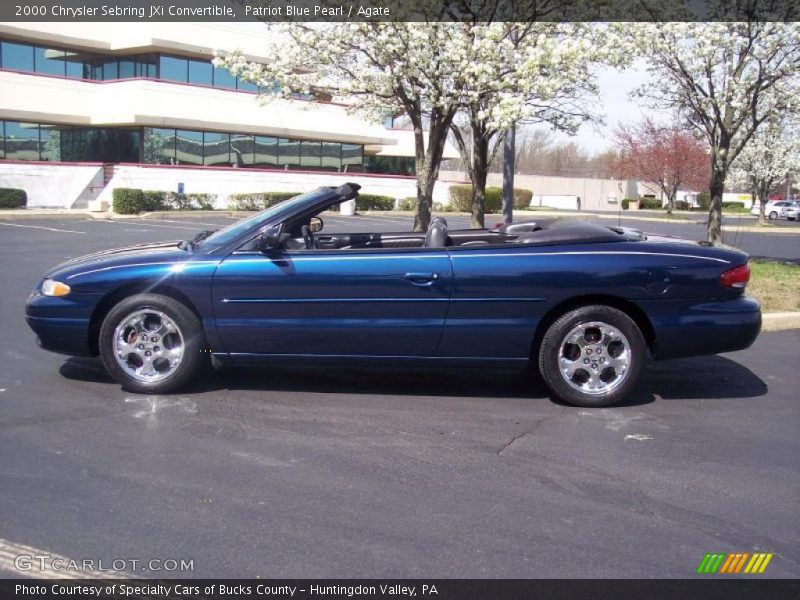 Patriot Blue Pearl / Agate 2000 Chrysler Sebring JXi Convertible