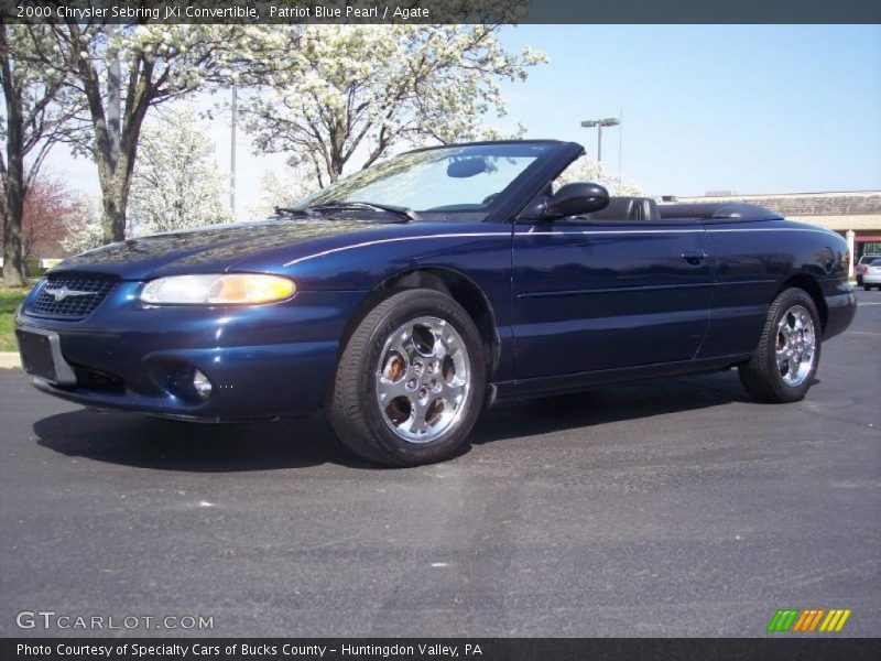 Patriot Blue Pearl / Agate 2000 Chrysler Sebring JXi Convertible