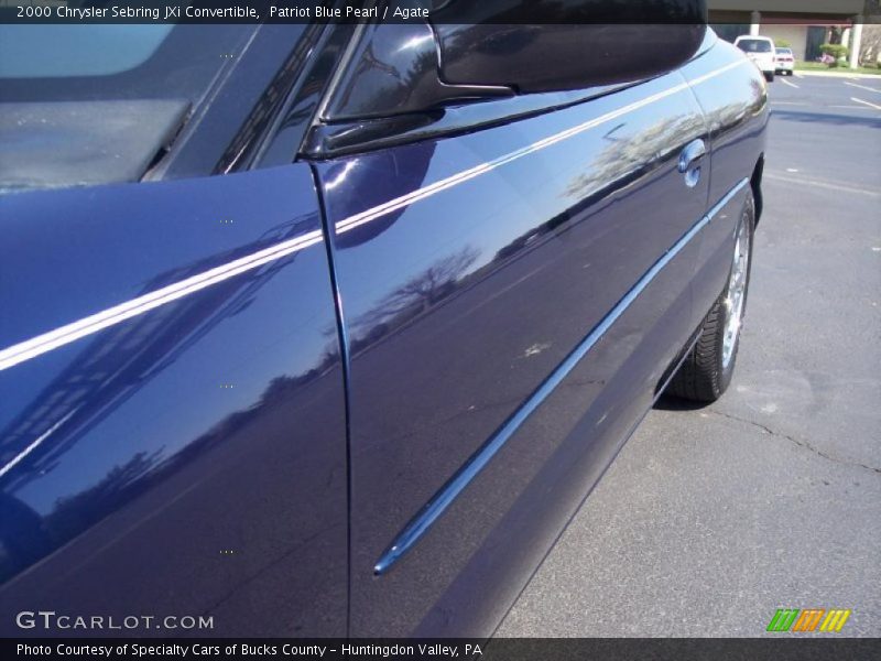 Patriot Blue Pearl / Agate 2000 Chrysler Sebring JXi Convertible