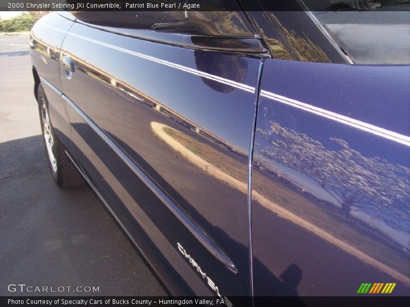 Patriot Blue Pearl / Agate 2000 Chrysler Sebring JXi Convertible