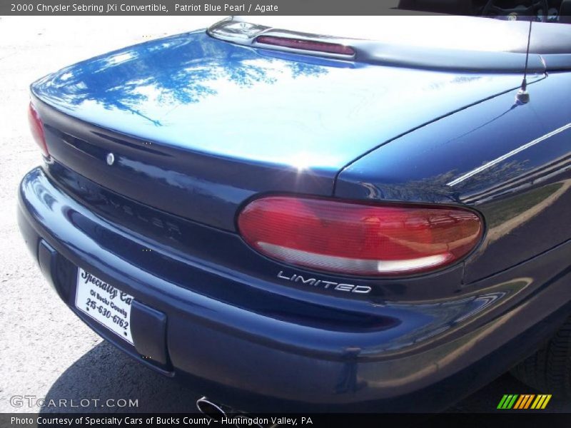 Patriot Blue Pearl / Agate 2000 Chrysler Sebring JXi Convertible