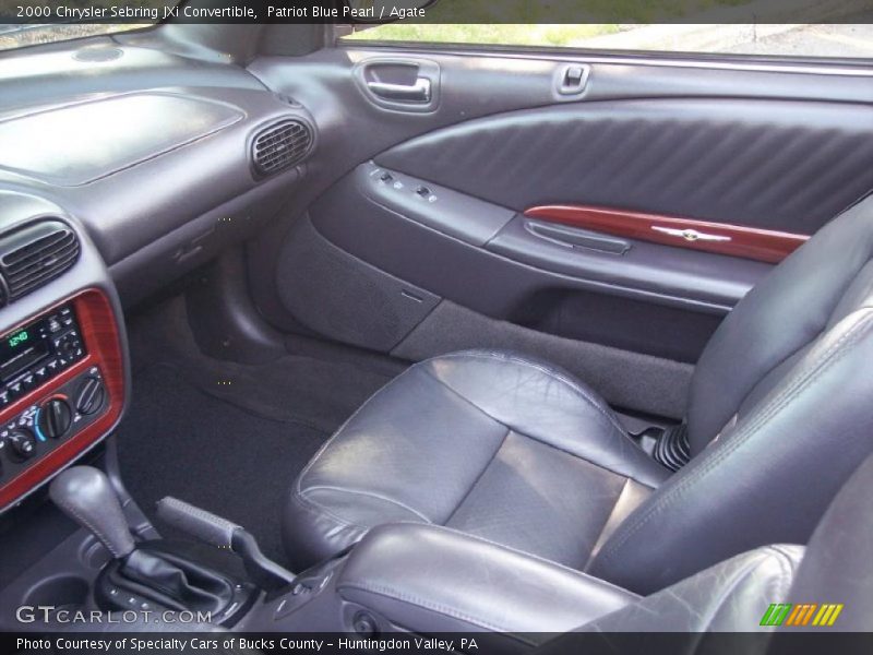 Patriot Blue Pearl / Agate 2000 Chrysler Sebring JXi Convertible
