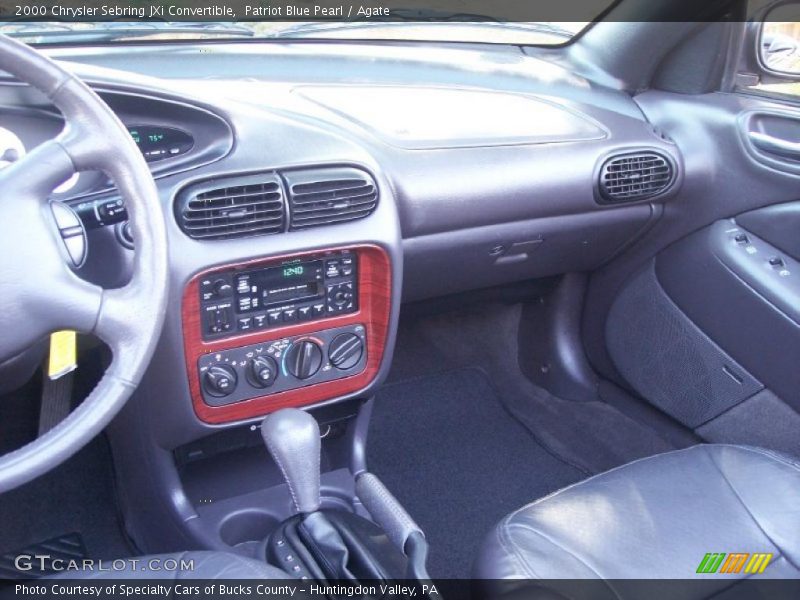 Patriot Blue Pearl / Agate 2000 Chrysler Sebring JXi Convertible