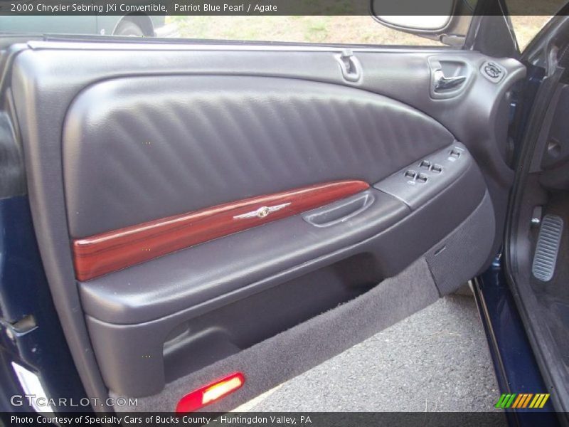 Patriot Blue Pearl / Agate 2000 Chrysler Sebring JXi Convertible