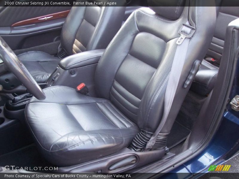 Patriot Blue Pearl / Agate 2000 Chrysler Sebring JXi Convertible
