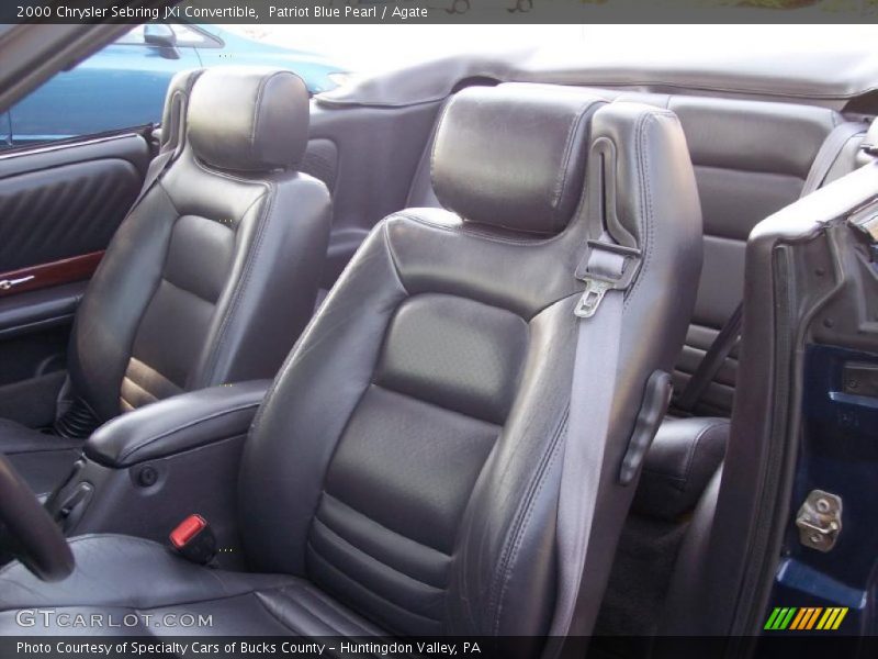 Patriot Blue Pearl / Agate 2000 Chrysler Sebring JXi Convertible