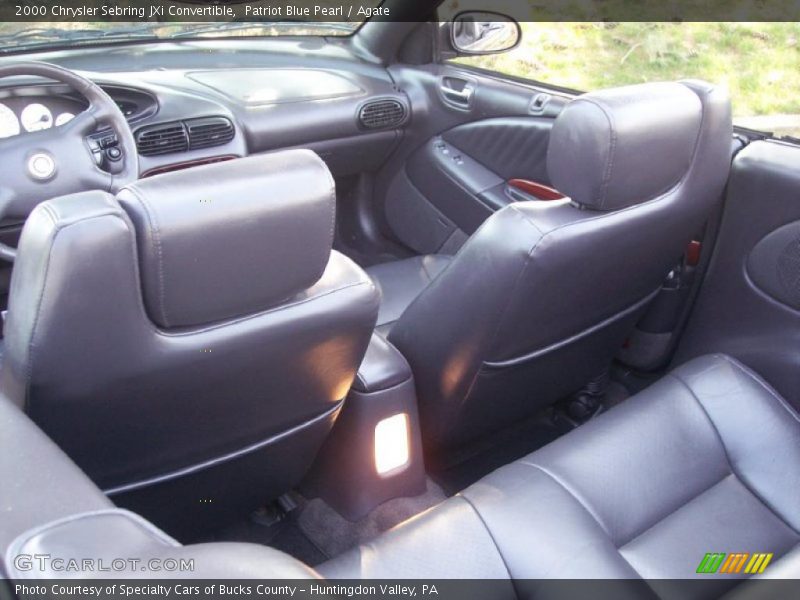 Patriot Blue Pearl / Agate 2000 Chrysler Sebring JXi Convertible